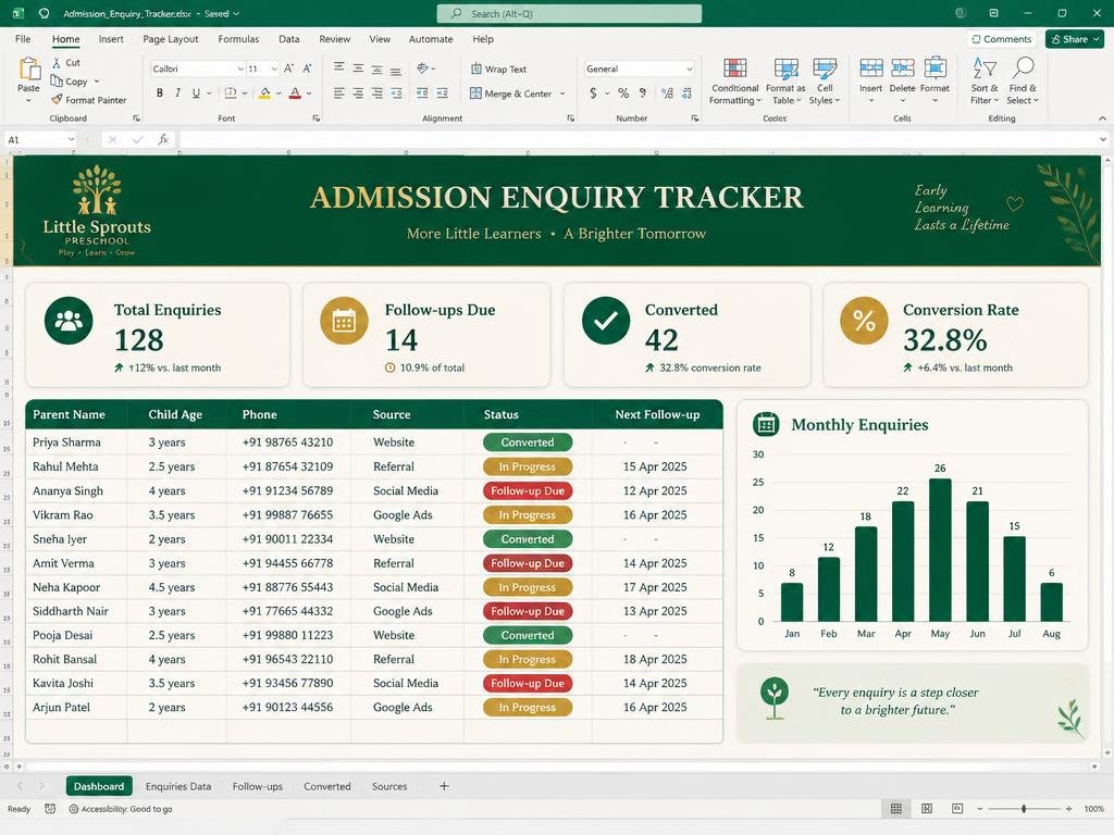 Admission Enquiry Tracker
