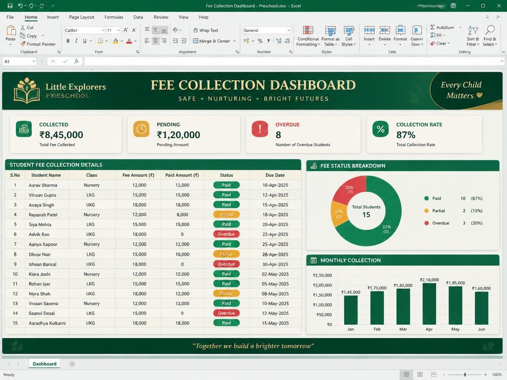 Fee Collection Dashboard