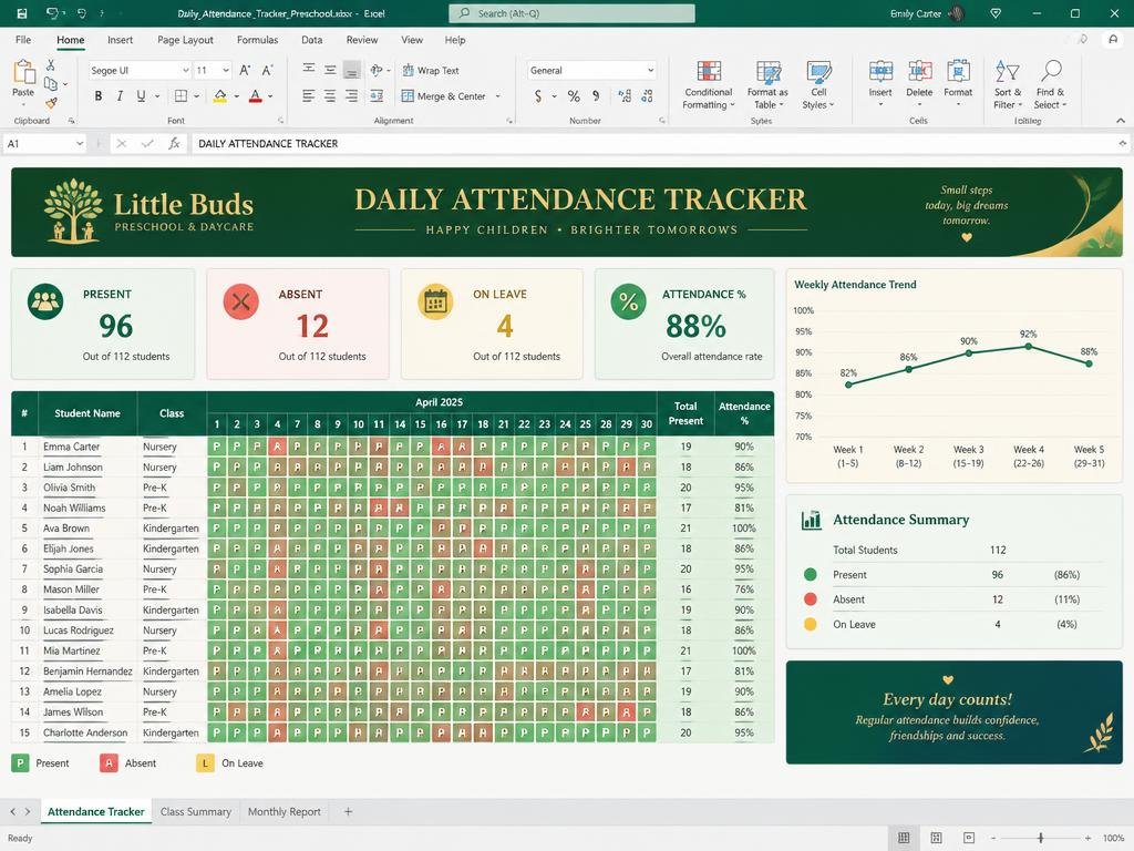 Daily Attendance Tracker