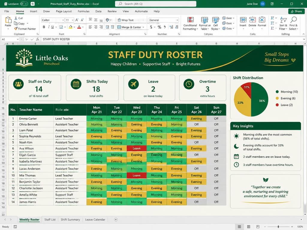 Staff Duty Roster